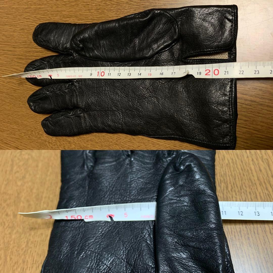 Sermoneta gloves 革手袋 レザーグローブ カシミヤ イタリア製