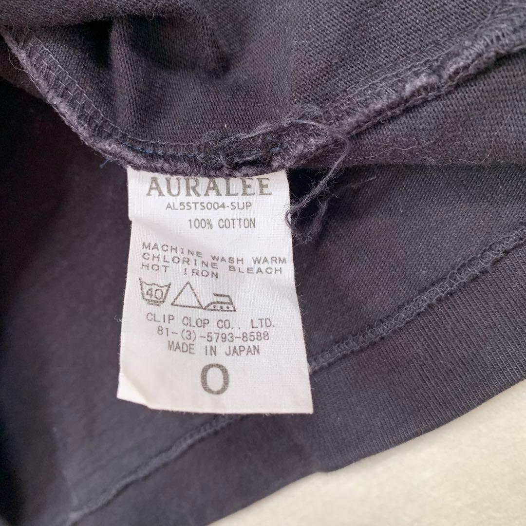 boku 　オーラリー　AURALEE Tシャツ 黒　スタンドアップ