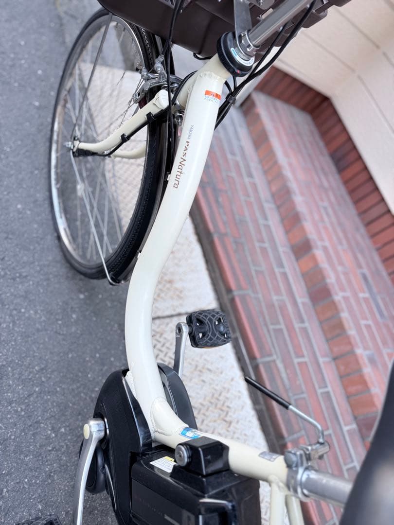 大阪府　ヤマハ 電動アシスト自転車 前バスケット付き