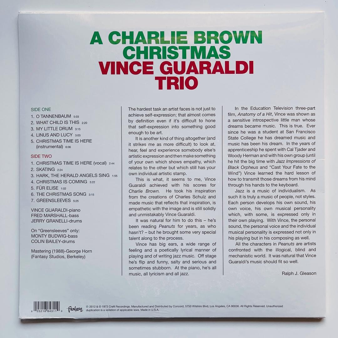 新品グリーンレコード スヌーピーのメリークリスマス Vince Guarald
