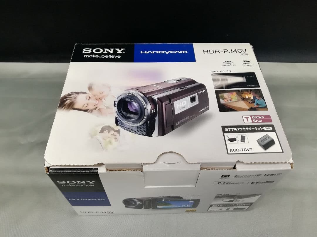NO.198 SONY ビデオカメラ HDR-PJ40V アクセサリー付き