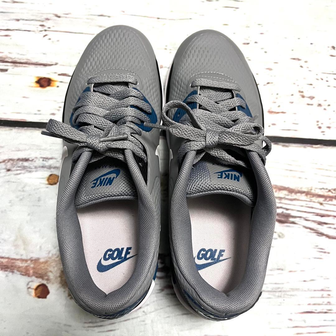 【美品】NIKE GOLF ナイキAIR MAX 90G ゴルフシューズ24㎝