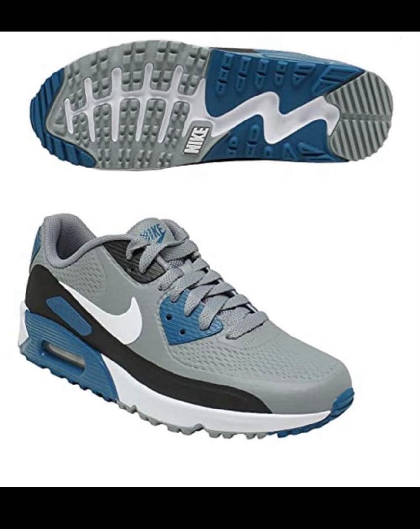 【美品】NIKE GOLF ナイキAIR MAX 90G ゴルフシューズ24㎝
