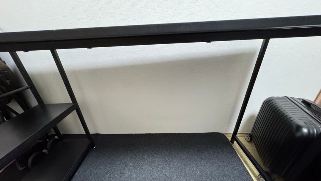 【中古】コーナーデスク L字型 幅140cm モニターアーム取付対応※説明書無し