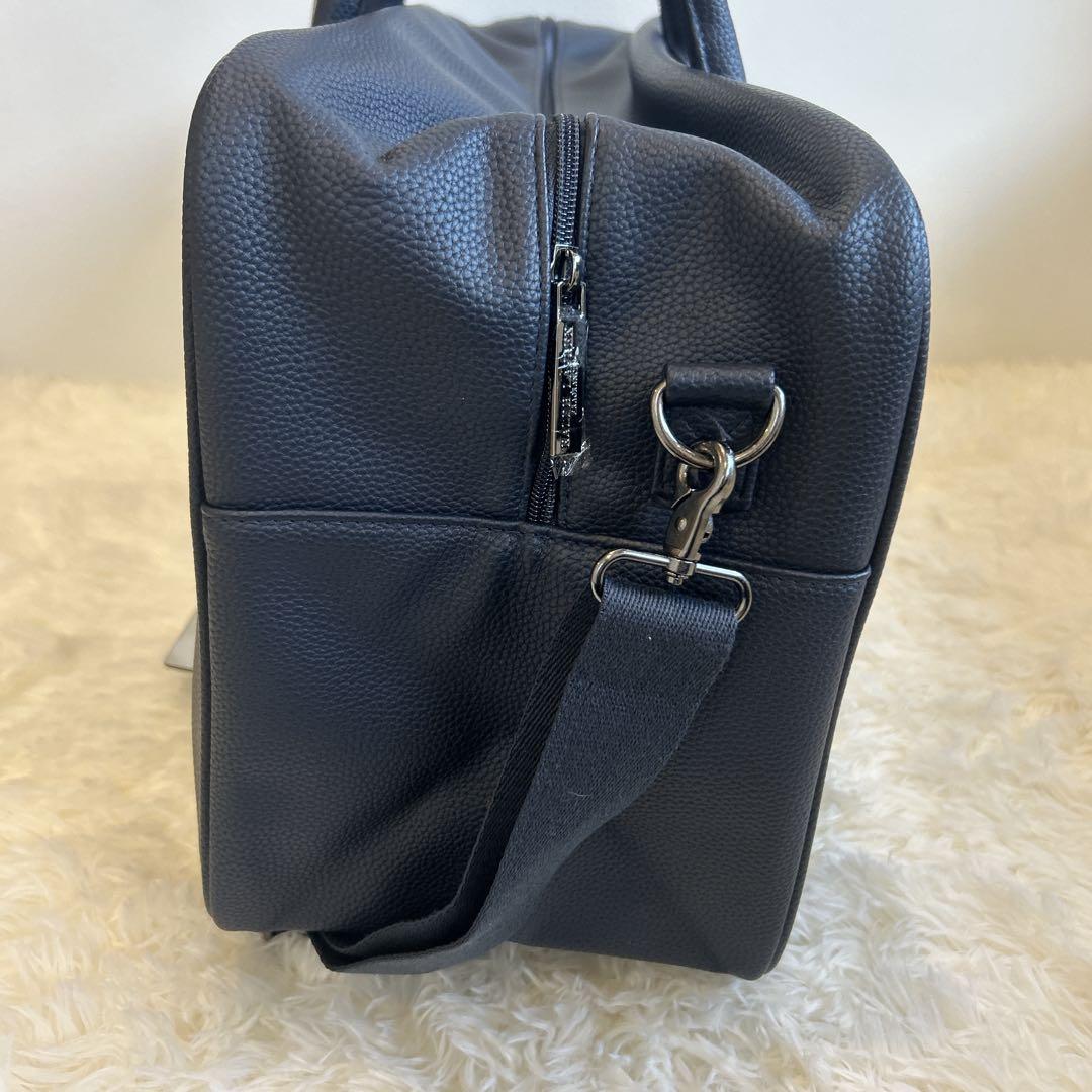 新品⭐︎ラルフローレン ボストンバッグ 大型 ネイビー 型押しロゴ 限定