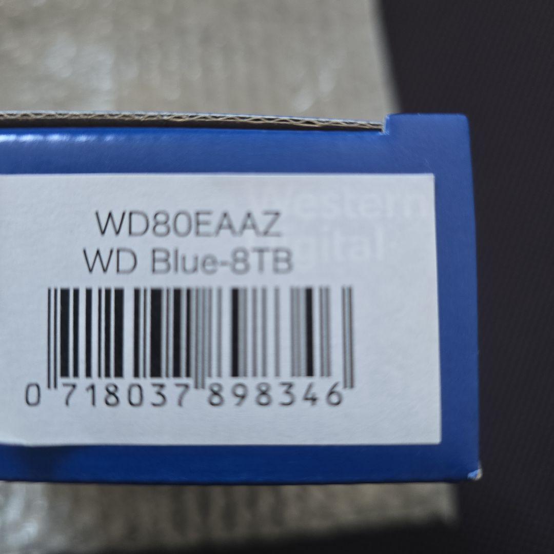 8TB Western Digital 3.5インチHDD WD80EAAZ