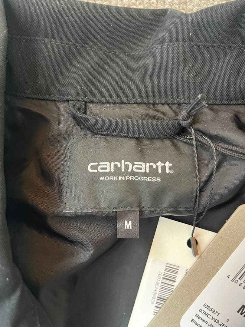 完売Carhartt Neven Jacket Black Graphite M