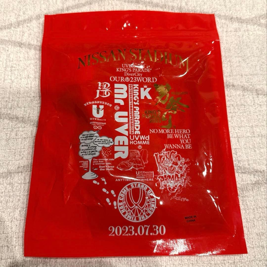 UVERworld 日産スタジアム 男祭り グローブ 銀テープ付