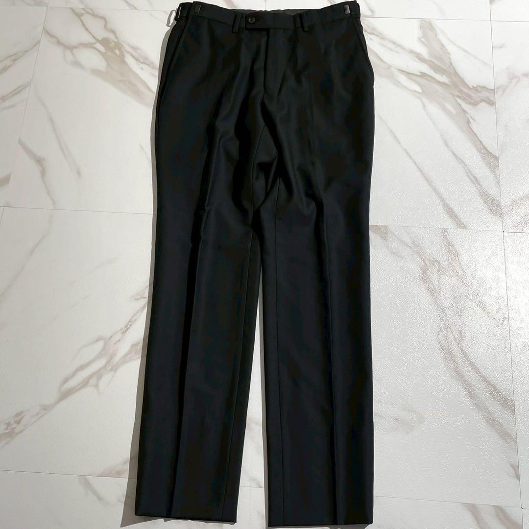 【極美品✨】パーソンズ スーツ セットアップ 黒　無地 喪服 A4