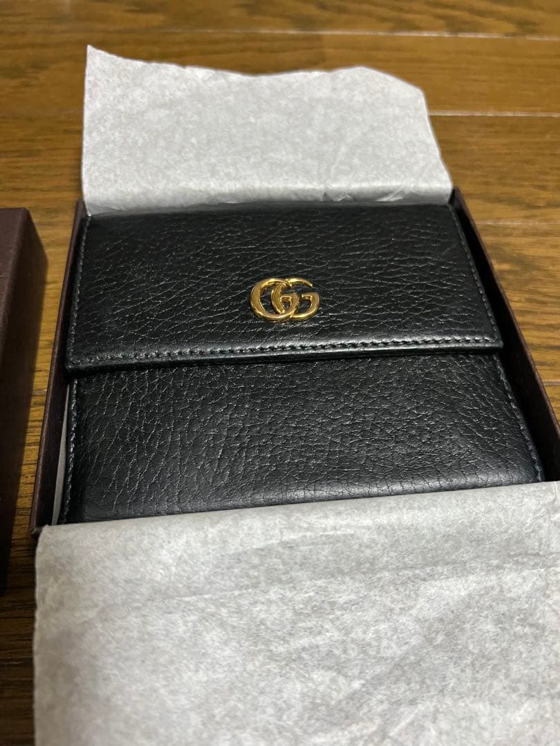 GUCCI グッチGGマーモント 3つ折り財布