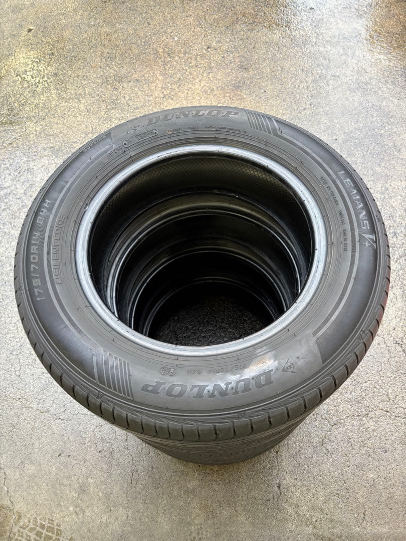 ダンロップLE MANS V+ 175/70R14 2023年製中古4本送料込み