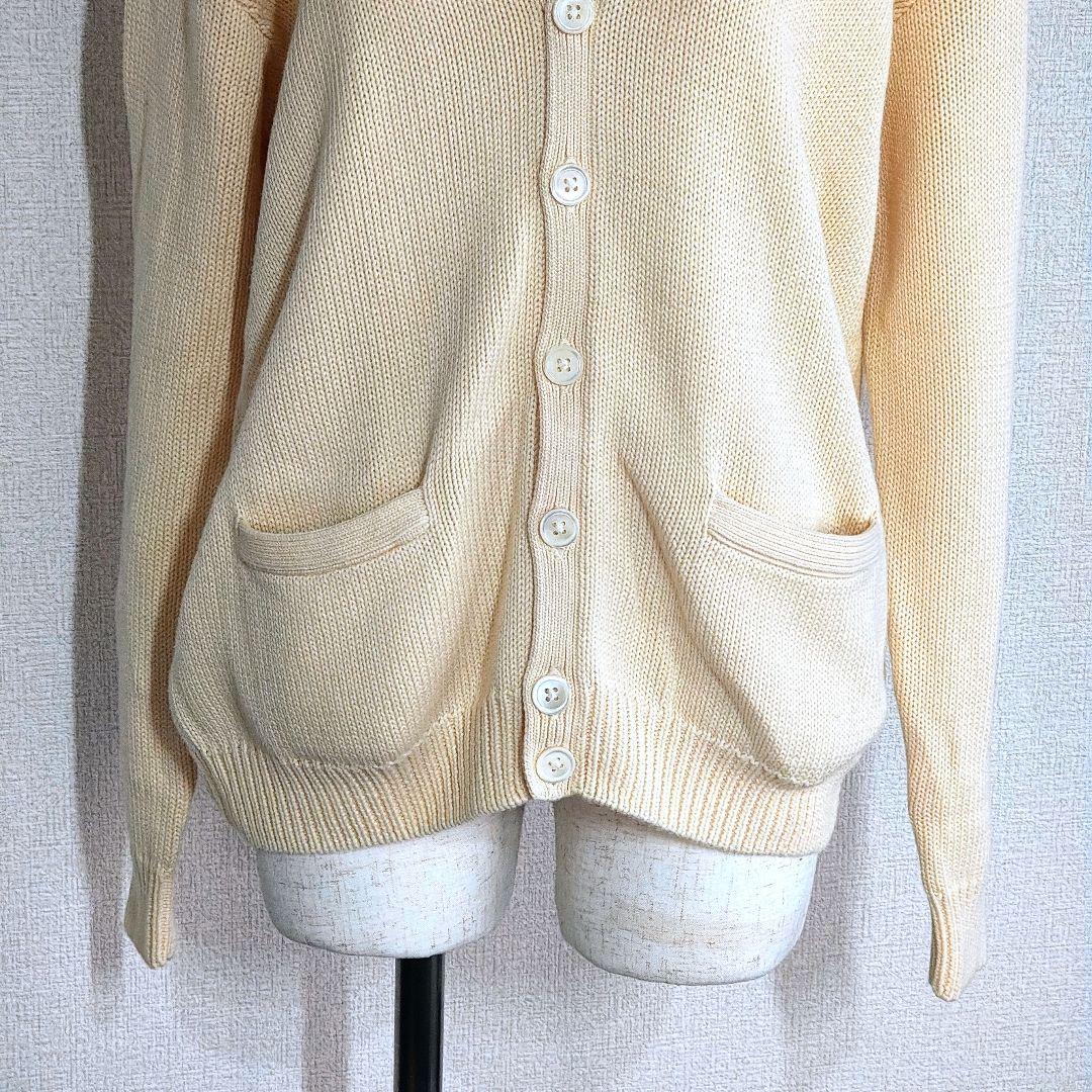 未使用品 ラルフローレン ポロスポーツ コットンカーディガン М ポニー刺繍