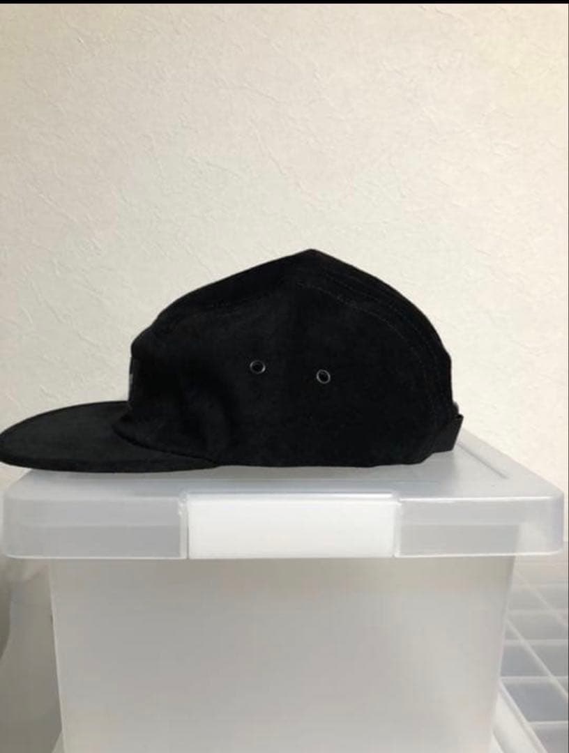 帽子 supreme suade camp cap black