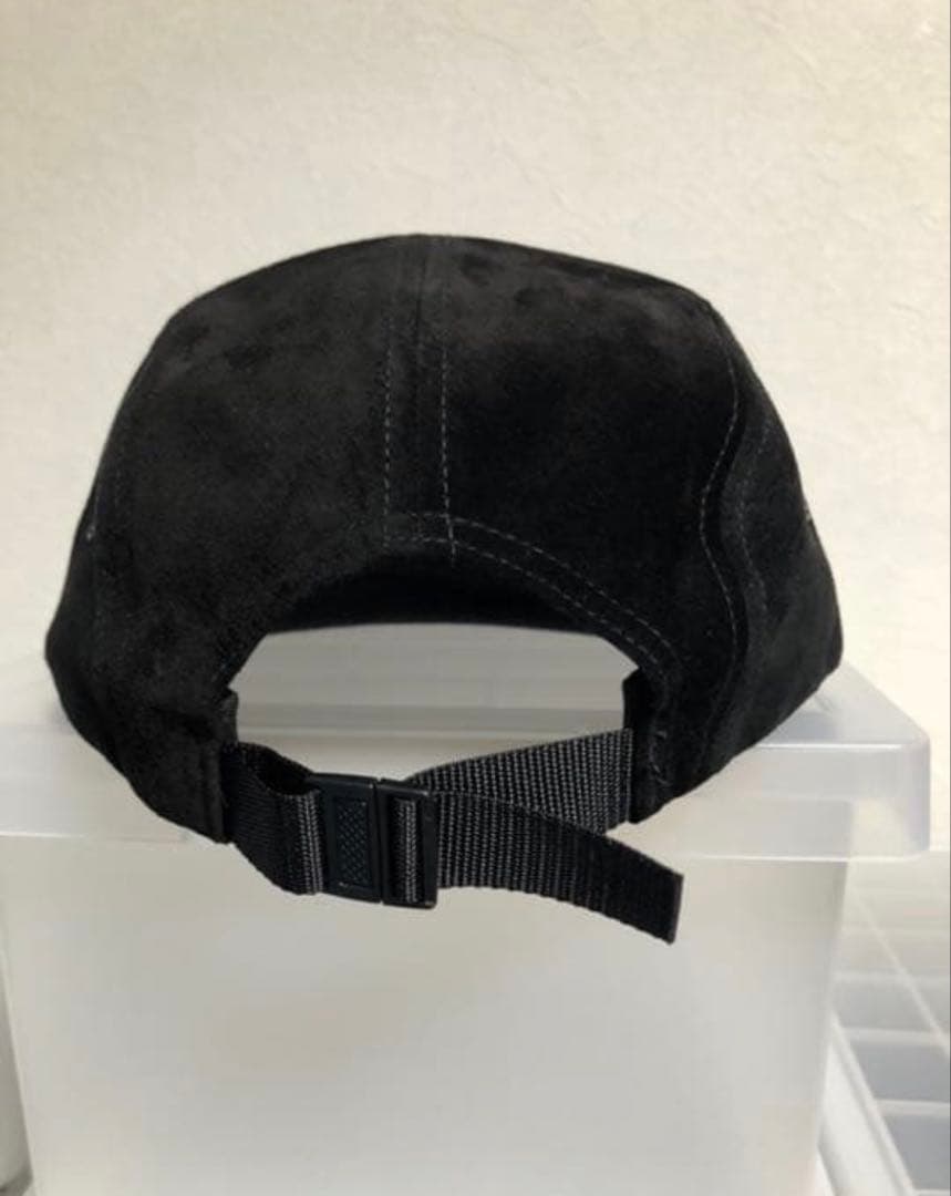 帽子 supreme suade camp cap black