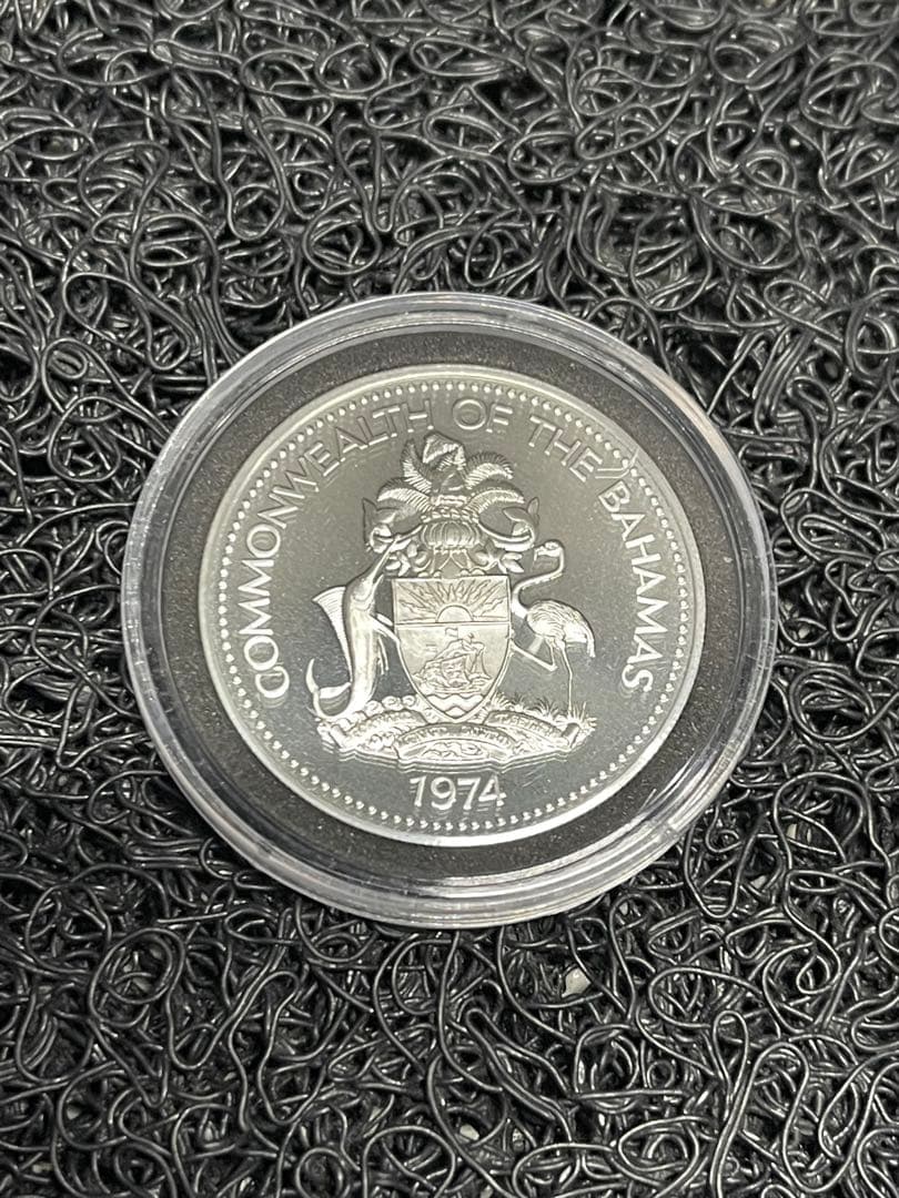 1974年版 バハマ連邦公式 プルーフ銀貨