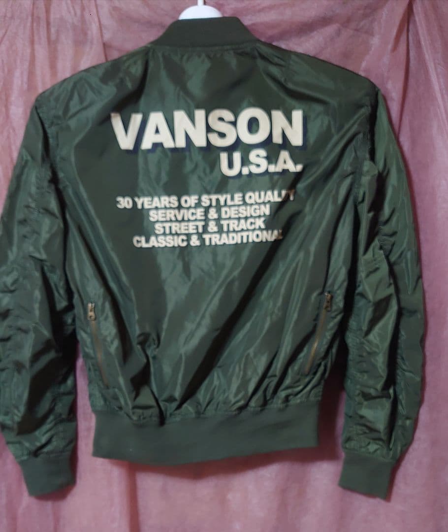 ア*ー様 VANSON バンソン 　MA-1 ジャンパー
