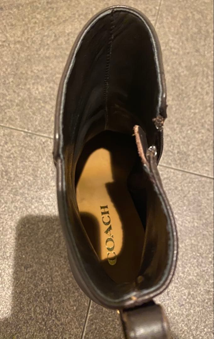 ☆COACH☆コーチ☆ショートブーツ☆ブラウン☆24.5センチ☆美品