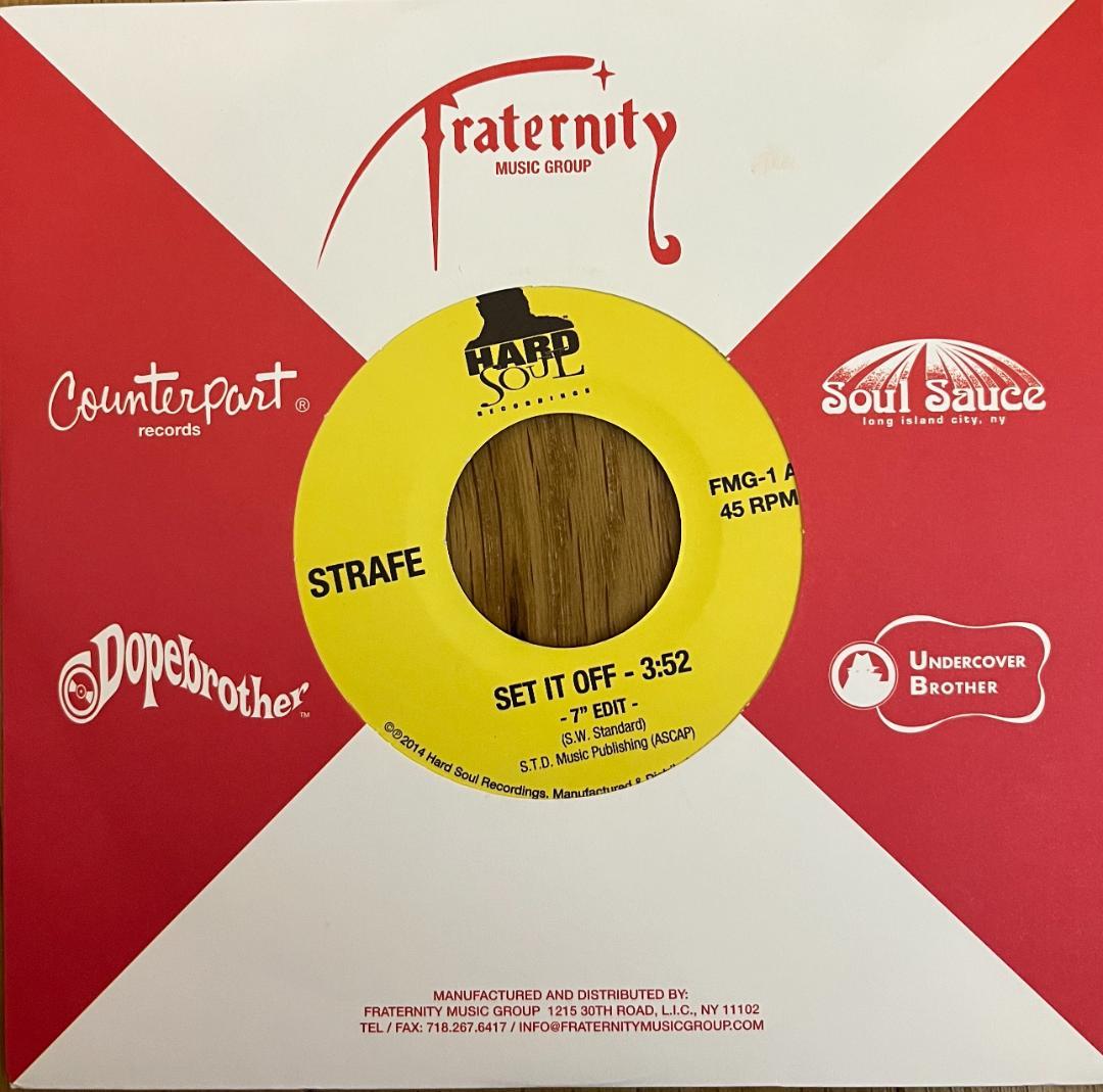 STRAFE SET IT OFF 7インチレコード