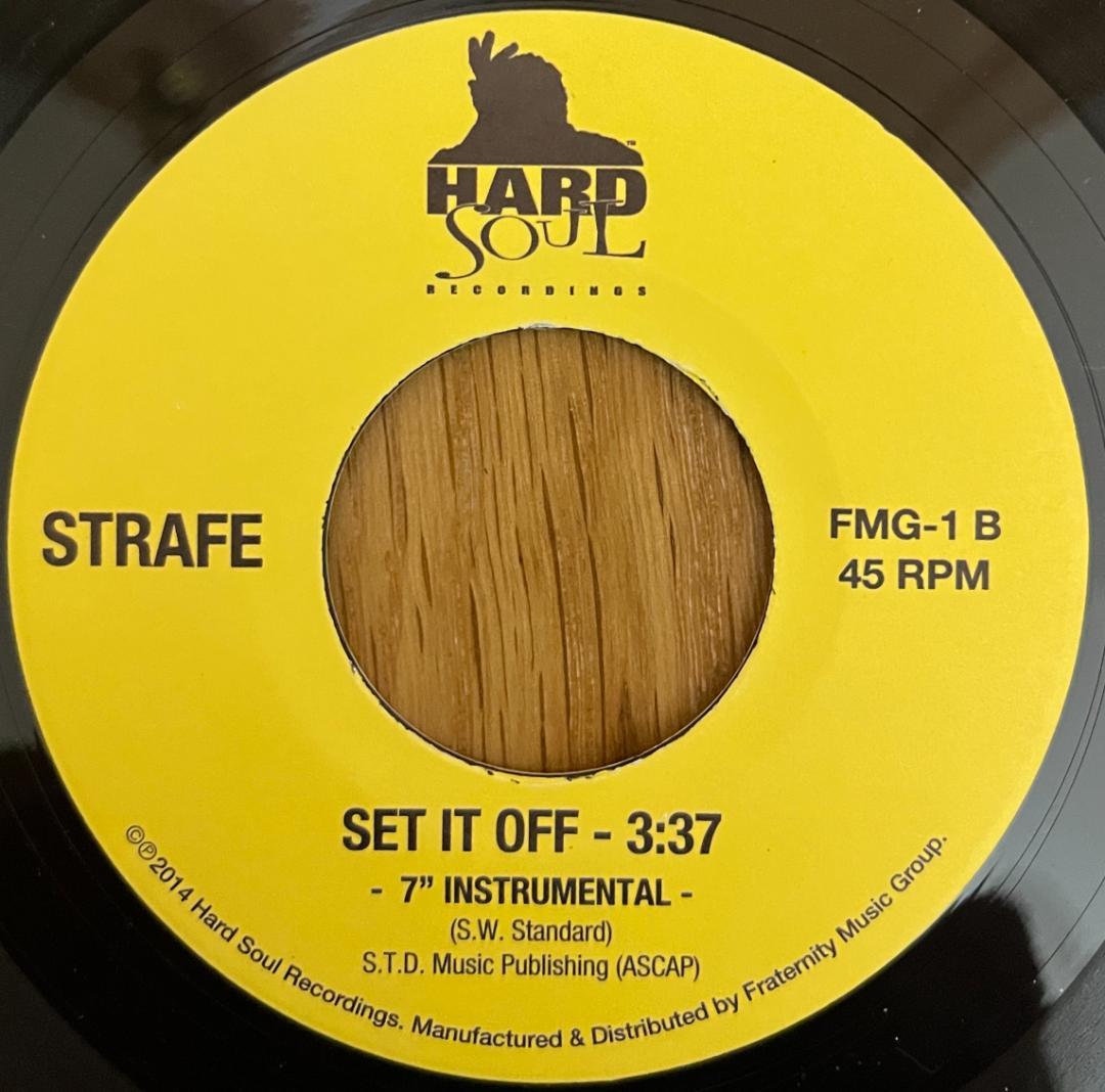 STRAFE SET IT OFF 7インチレコード