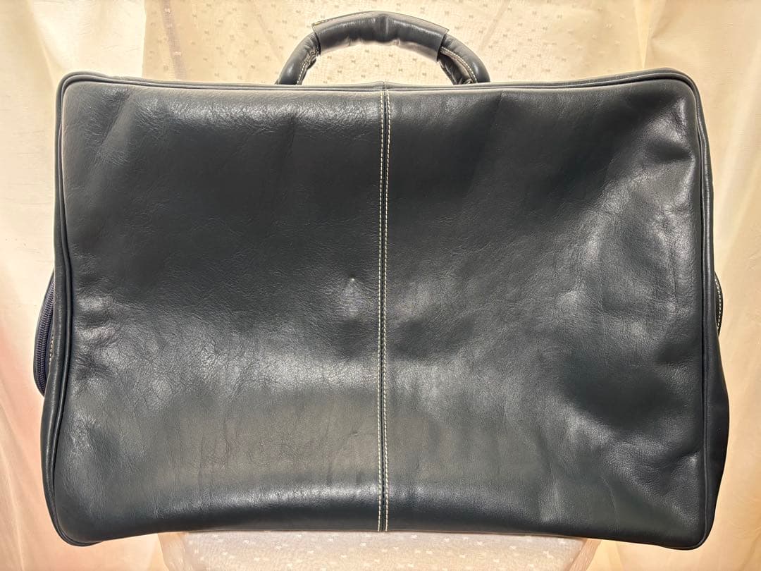 ヒロフ　HIROFU ボストンバッグ　ネイビー　used