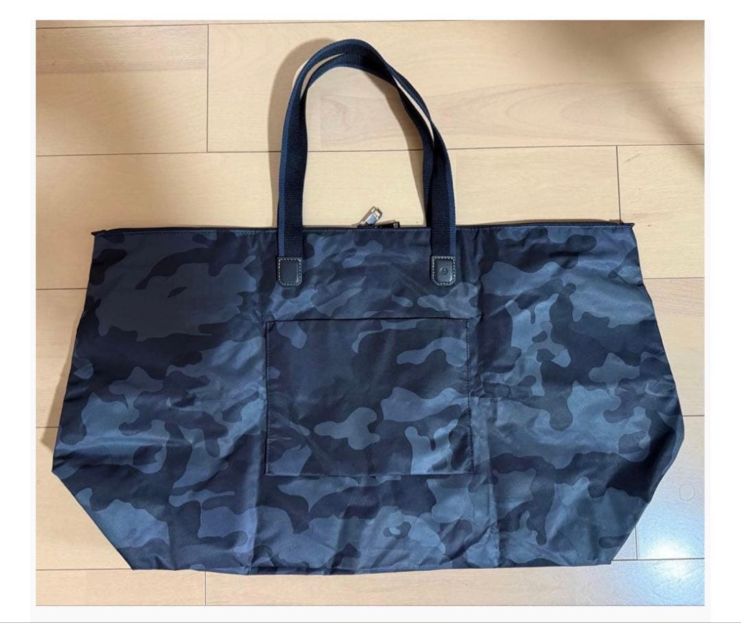 【JAL機内販売】TUMI 迷彩柄 ボストンバッグ　飛行機ロゴ入り