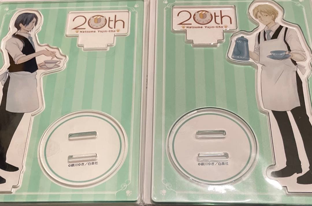 【夏目友人帳】20周年 コラボ　サンリオ　的場　名取　マドラー　アクスタ