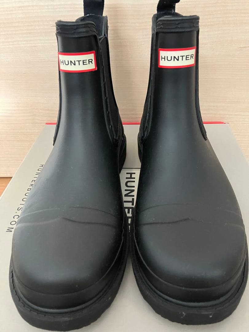 HUNTER レディース　コマンドチェルシーブーツブラック　26cm