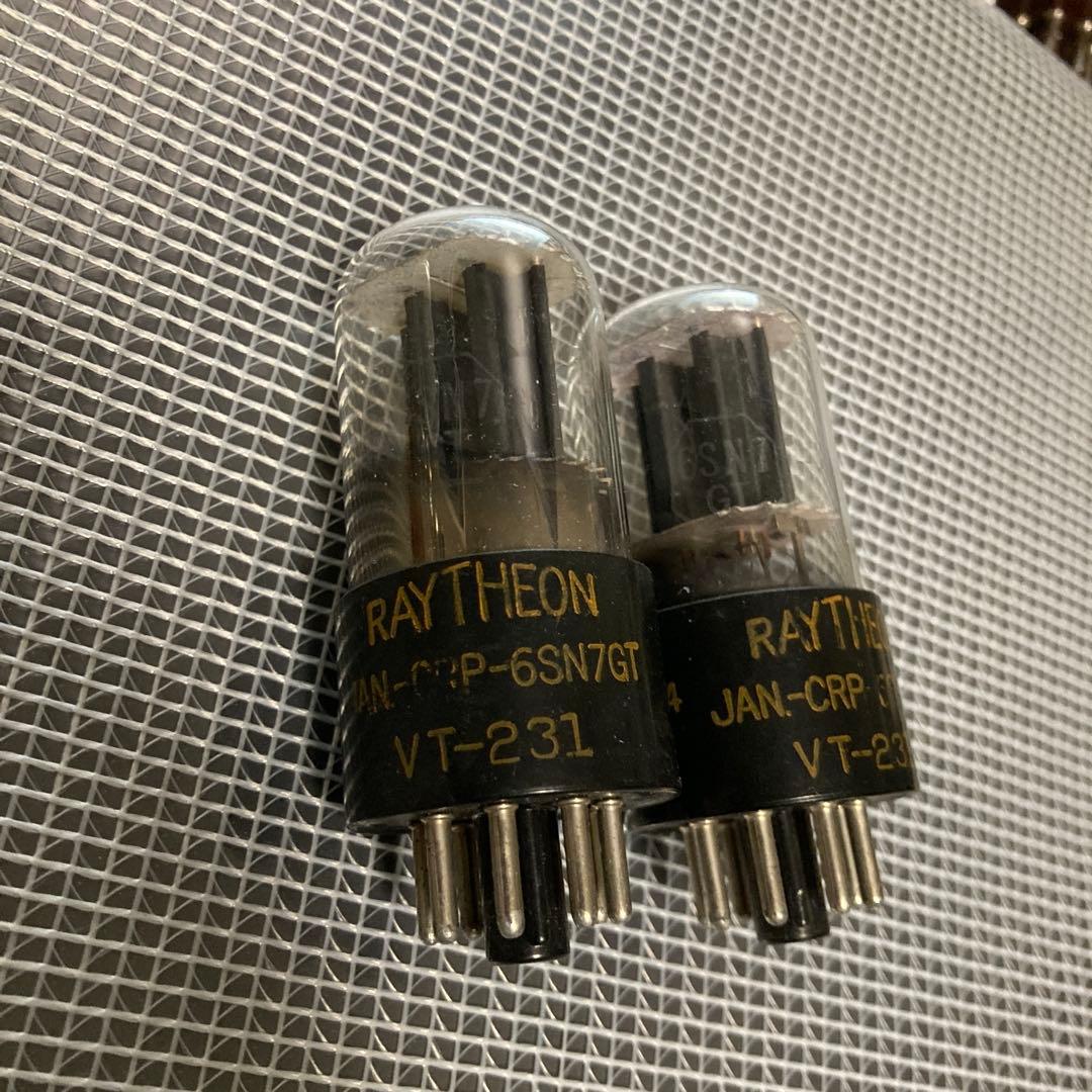 RAYTHEON JAN-CRP-6SN7GT VT-231 真空管　2個セット
