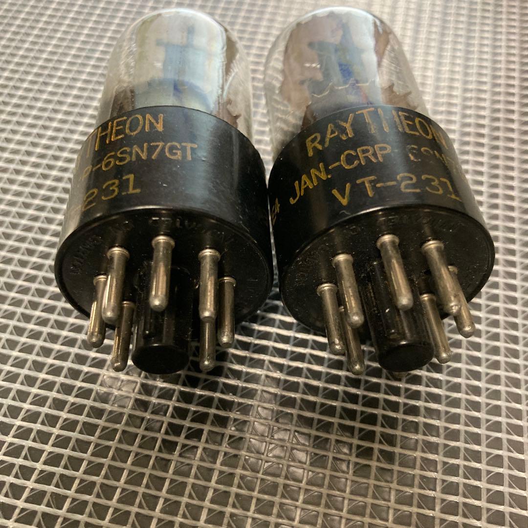 RAYTHEON JAN-CRP-6SN7GT VT-231 真空管　2個セット