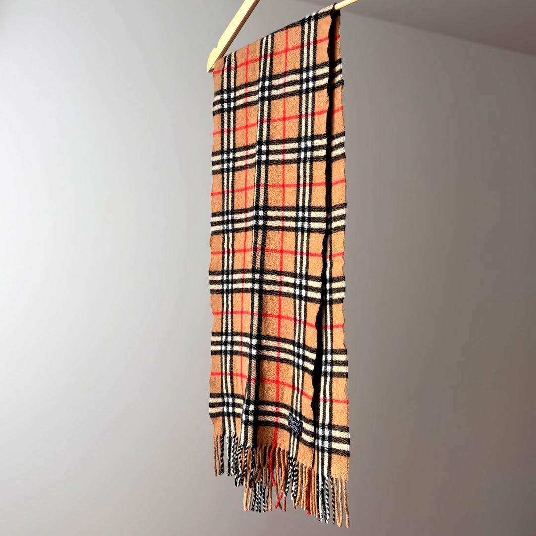 【✨美品✨】⚫︎Burberry⚫︎マフラー⚫︎ チェック柄 ⚫︎カシミヤ⚫︎