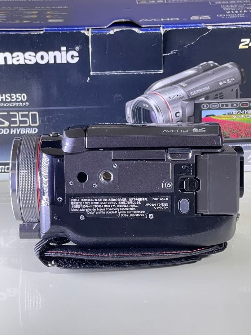 【取置き済】HDC-HS350 SD/HDDワイコンレンズ&大容量バッテリー付き