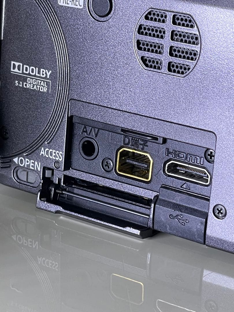 【取置き済】HDC-HS350 SD/HDDワイコンレンズ&大容量バッテリー付き