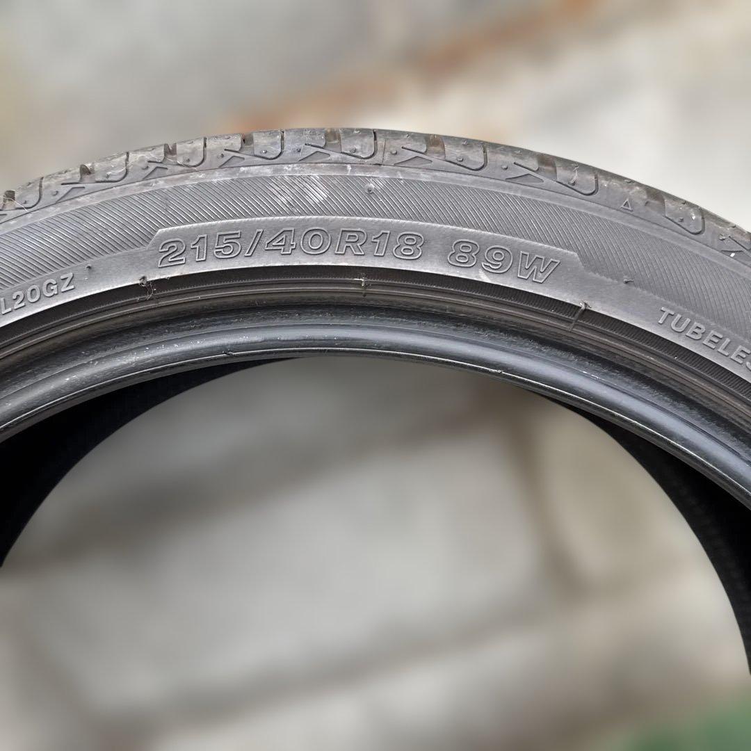 SEIBERLNG 215/40R18 2本　22年製　中古品　1
