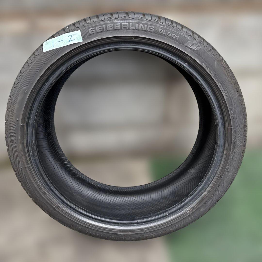 SEIBERLNG 215/40R18 2本　22年製　中古品　1