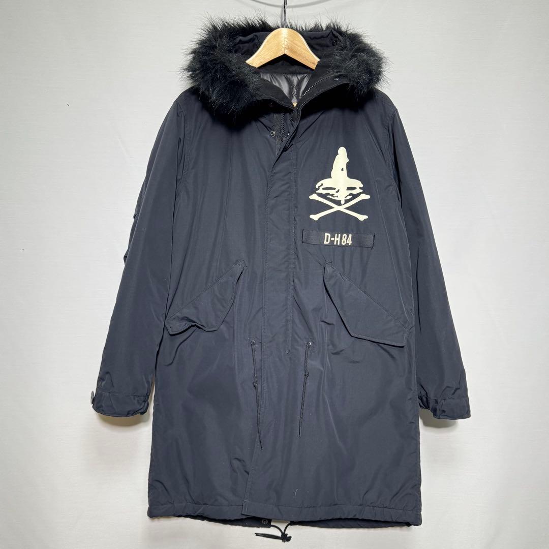 130【美品】ヒステリックグラマー モッズコート メンズS