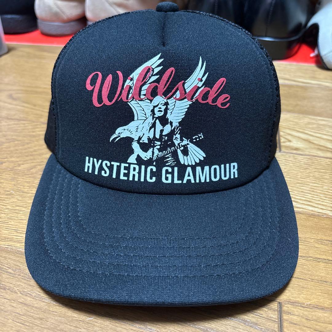 ヒステリックグラマー　WILD SIDE メッシュキャップ　黒 kkk専用