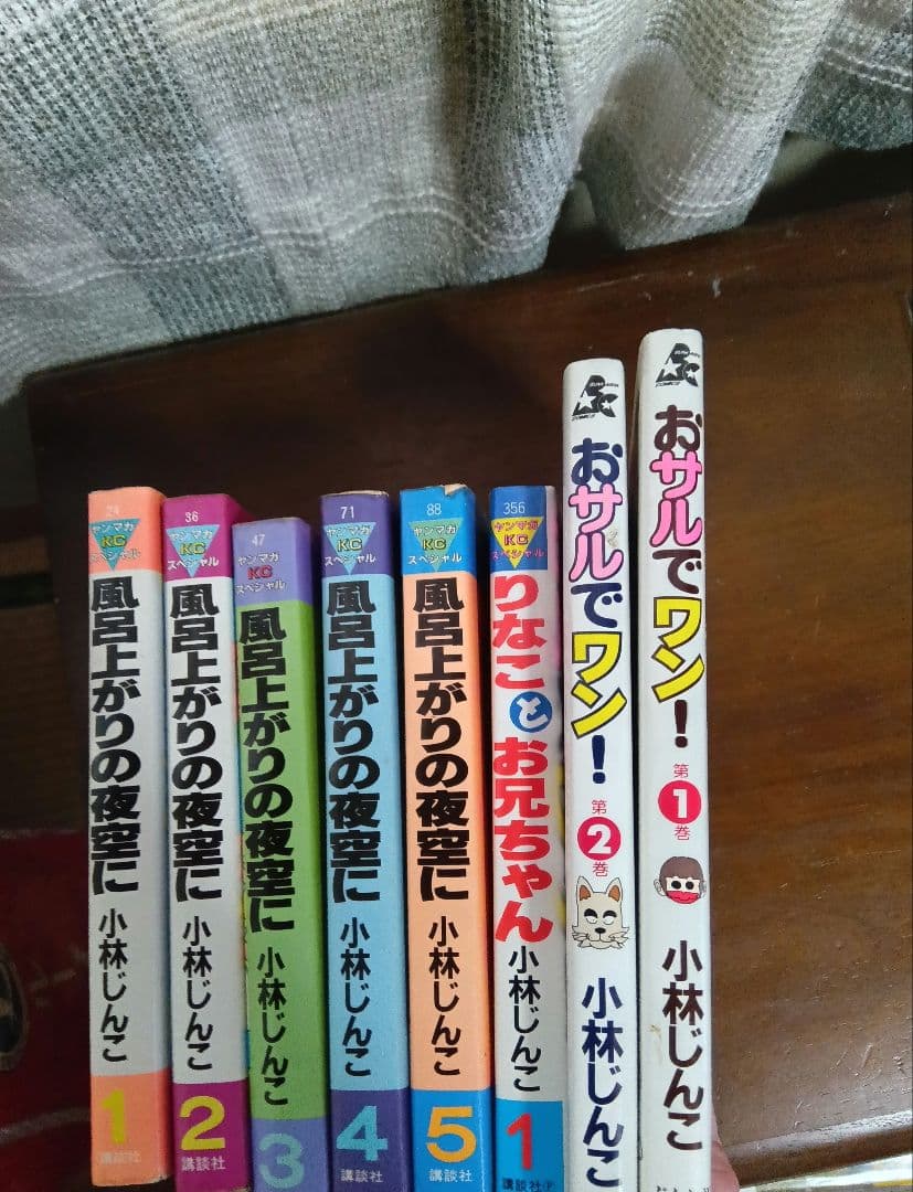 小林じんこ風呂上がりの夜空におサルでワン！りなことお兄ちゃんサイン入りジャケット