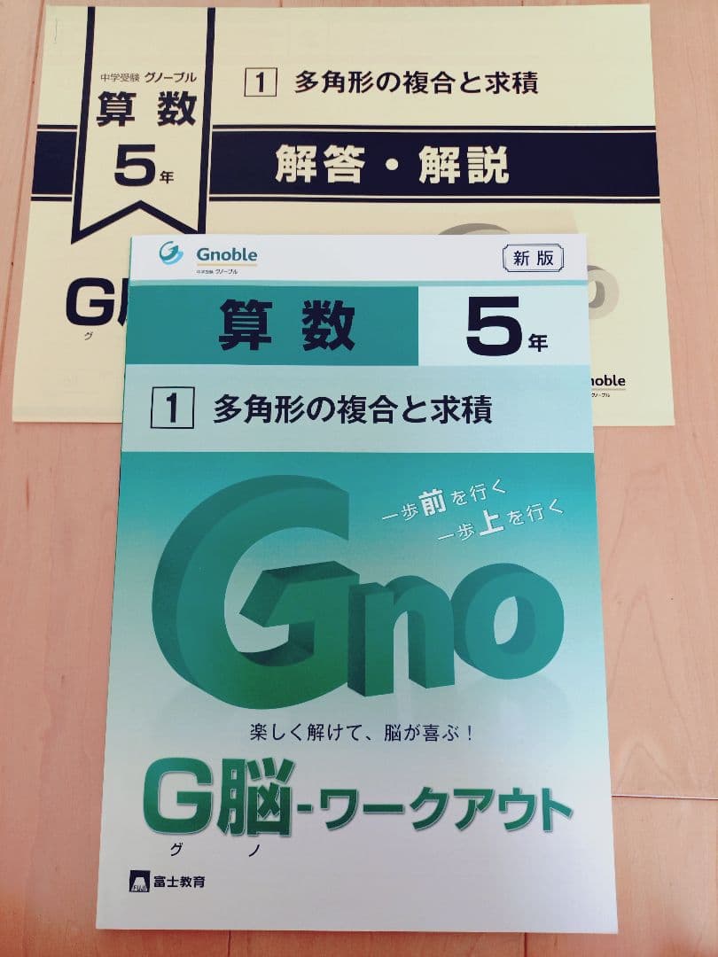 グノーブル　G脳ワークアウト 算数 5年生　書き込みなし　 全30冊セット