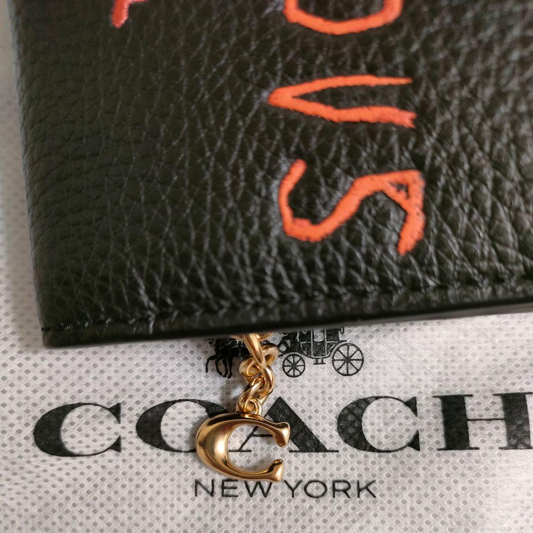 【新品】COACH☆コーチ☆二つ折り財布☆バスキアコラボ【美品】
