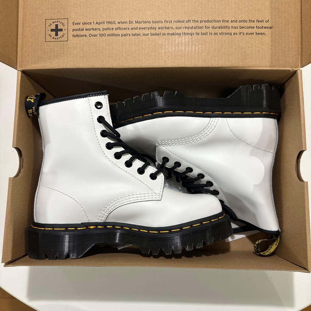 Dr. Martens ホワイト ワークブーツ