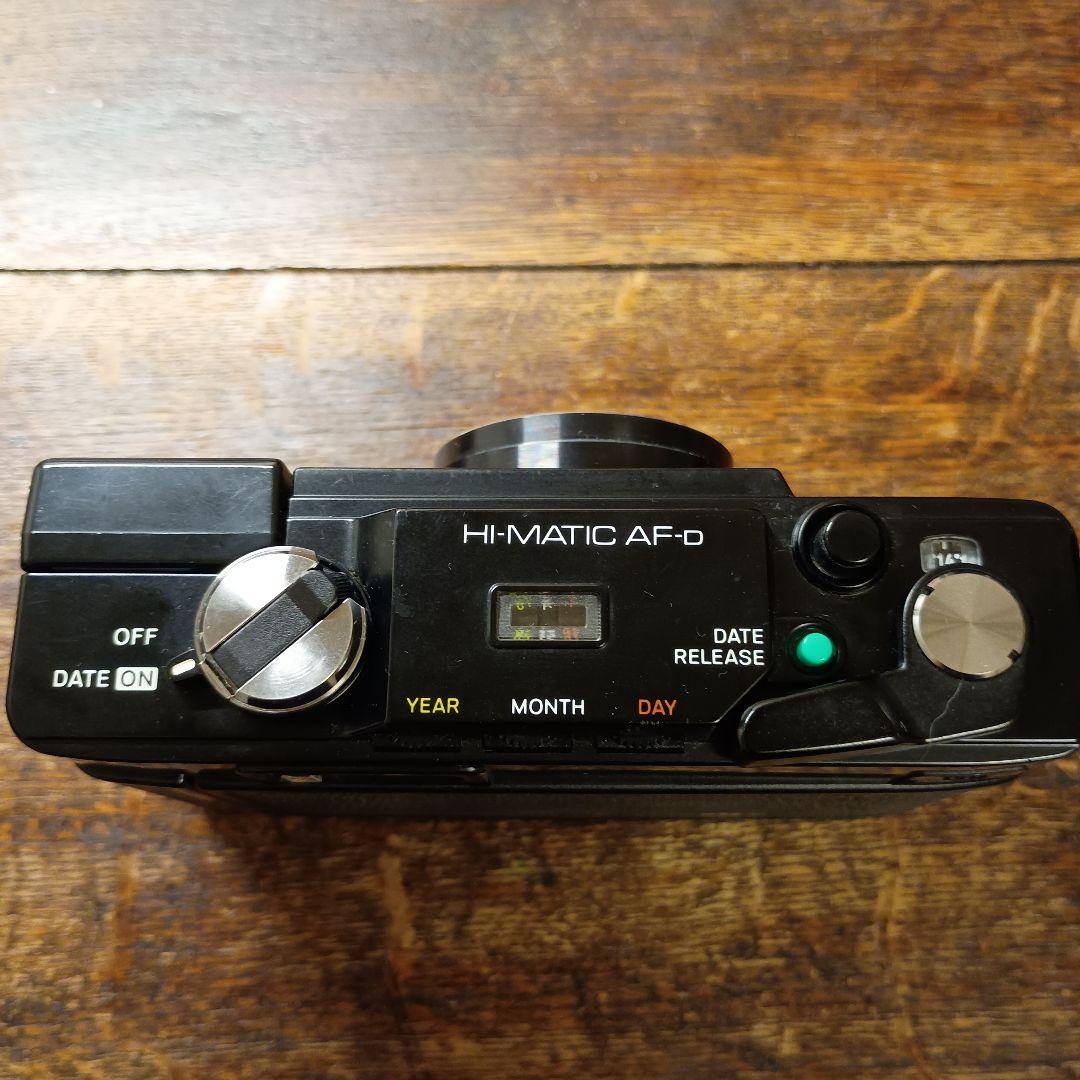 MINOLTA HI-MATIC AF-D 銘玉38mm F2.8　動作確認