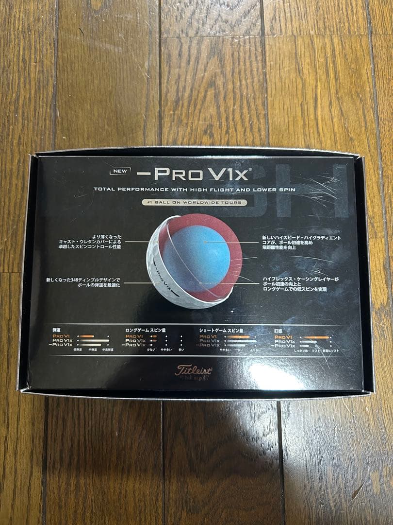 タイトリスト　Pro V1x レフトダッシュ　新品未使用