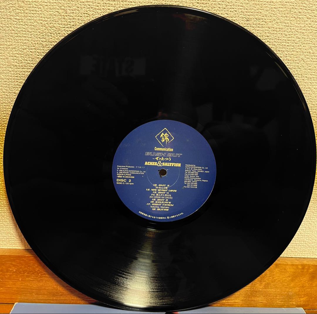 ACKEE&SALTFISH / BUSH OUT レゲエ レコード ジャパレゲ
