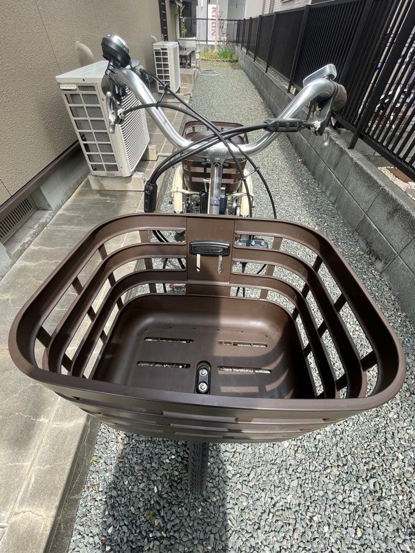 【電動三輪自転車】ブリヂストン ラクット（RAKUTTO）極美品／前後カゴ付き