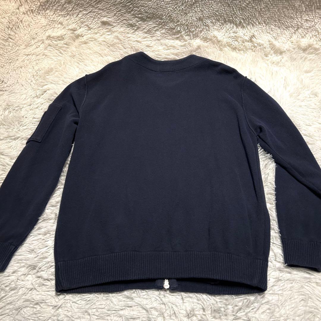 Vandori コットンジップアップブルゾン ネイビー L