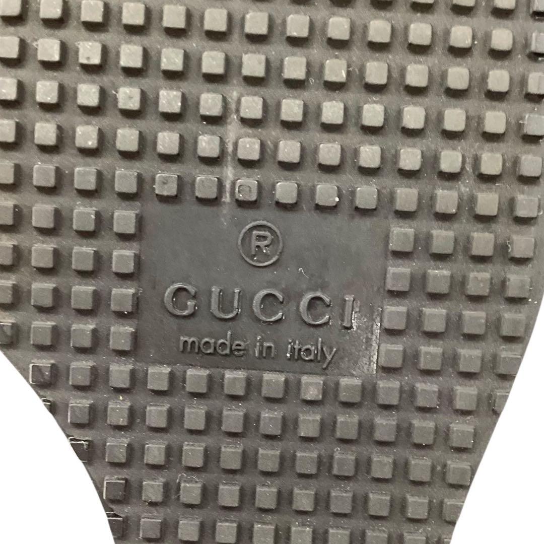【GUCCI】レザー&ニット★ニーハイブーツ★23センチ ★未使用品【グッチ】