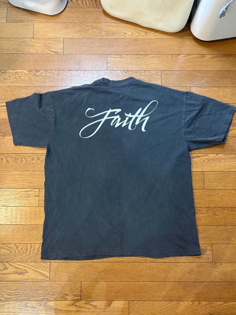 平本蓮 着用 Pop Smoke Faith Vintage T-Shirt