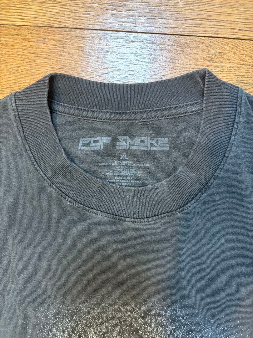 平本蓮 着用 Pop Smoke Faith Vintage T-Shirt