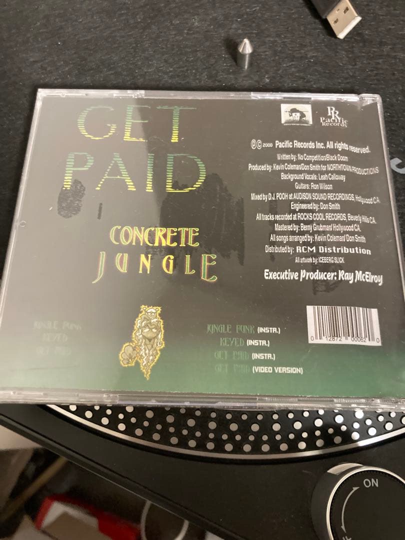 g-rap CONCRETE JUNGLE GET PAID シングル