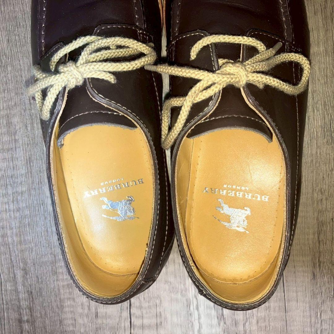 バーバリー BURBERRY レザー ブラウン